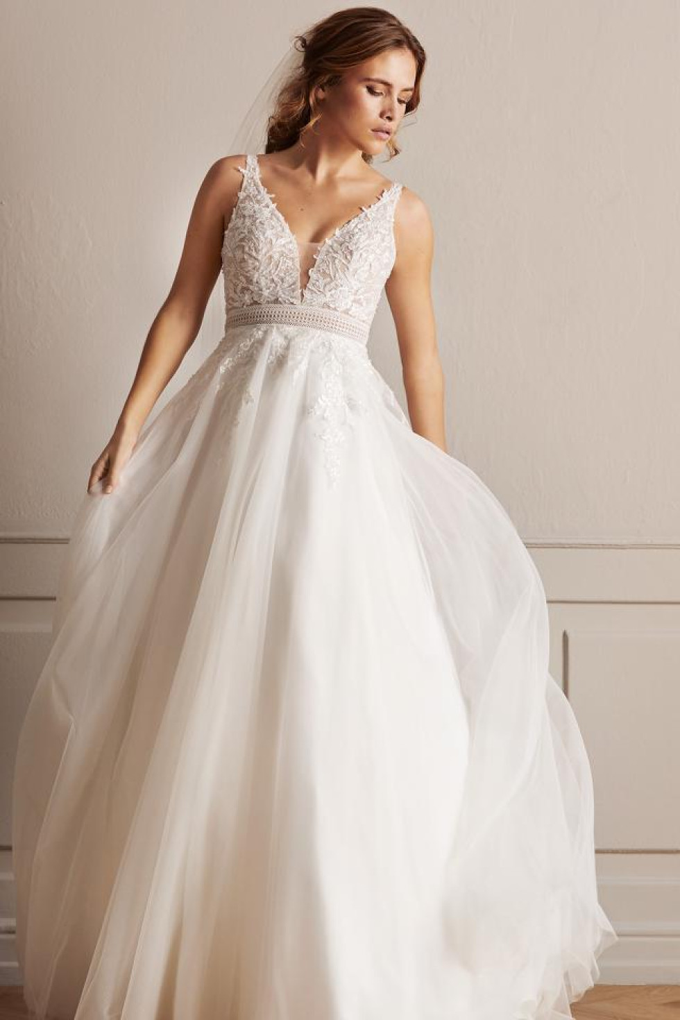 bild på en brudklänning