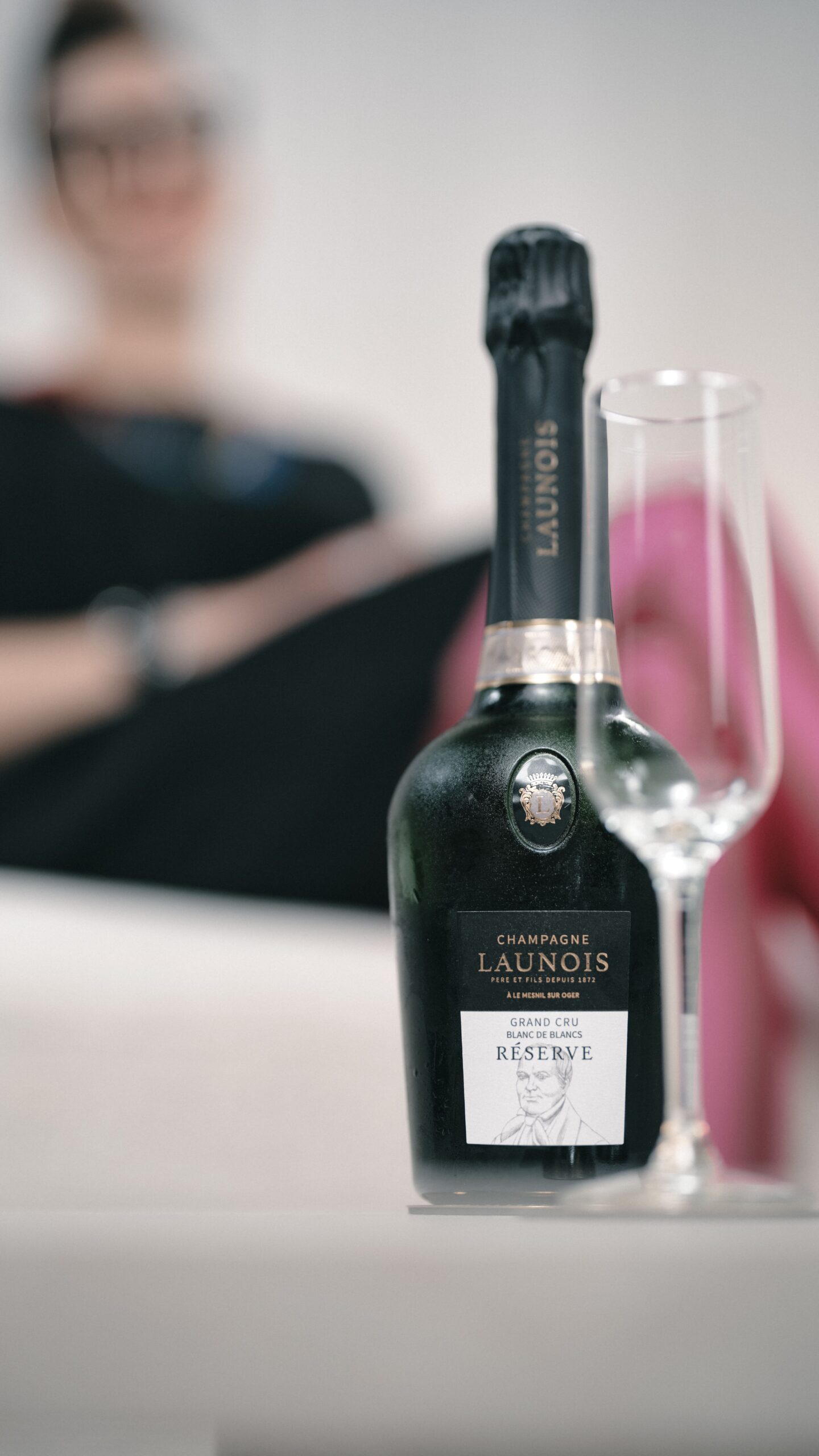Exklusiv odlarchampagne från Lanois perfekt för brudskålen på bröllop